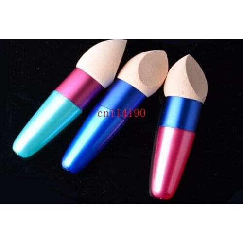 500pcs/lot Free Shipping Wholesale Sponge Cosmetic Puff Brush Makeup Foundation Puff Super Soft Smooth Easy to use Random colors