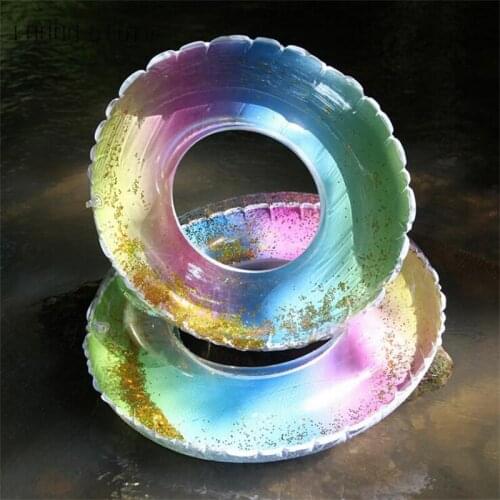 60/70/80/90CM Inflatable Swimming Ring Pool Float Beach Sea Party Water Sport Adult Kid Swimming Training To Prevent Drowning