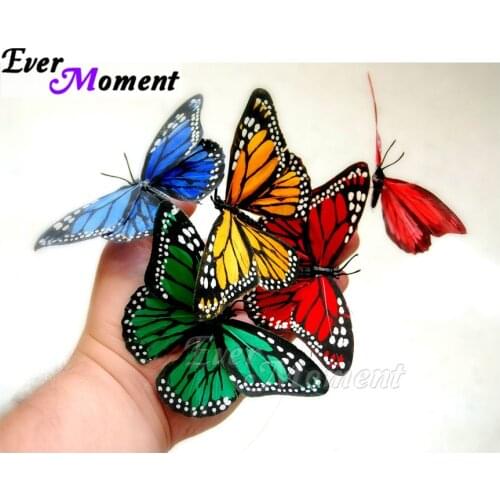 Ever Moment Diamond Painting Home Decoration Picture Of Rhinestone Butterfly Full Square Drill Diamond Embroidery ASF1506
