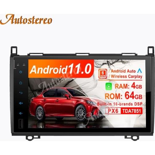 Android 10.0 4G+64G Car Radio GPS Navigation Unit for Mercedes Benz Sprinte B200 Vito Viano W469 Auto Stereo Radio Multimedia