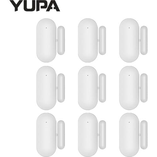 YAOSE Wireless Magnetic Sensor Window & Door Sensor for All RF 433MHz Home Alarm Security Smart Gap Sensor to Detect Open Door