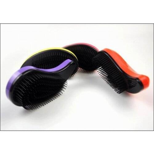 Fast shipping unisex 14CM comma shape detangle hair brush fashion head massage comb as hair care styling tool in salon drop ship