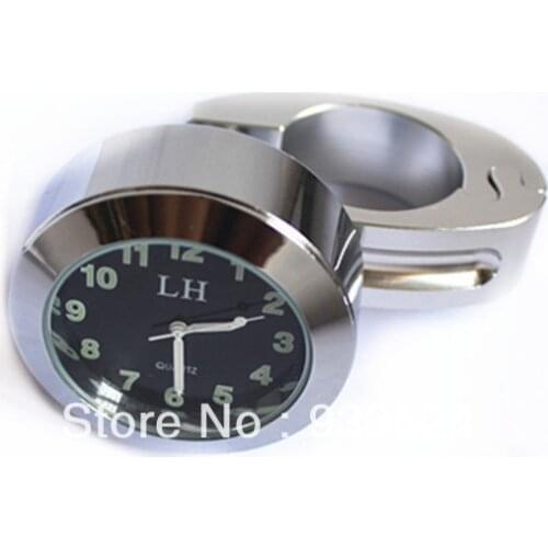 7/8'' - 1" Motorcycle Handlebar Bar Mount Clock For Harley XL Custom Sportster Suzuki Boulevard C109R 90 M109R M50 S40 C50T