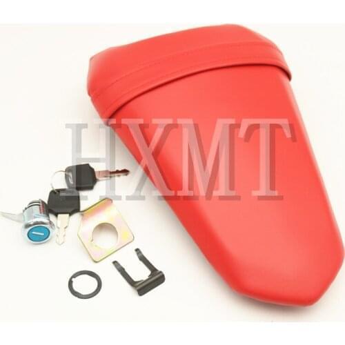 For Yamaha YZF600 YZF R6 2017 2018 2019 red Motorcycle Pillion Rear Seat Cover Cowl Solo Seat Cowl Rear Fairing With lock