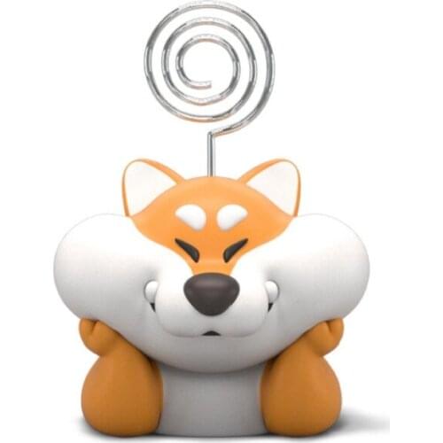 Cute Cartoon Animals Clip Card Note Holder Desktop Message Folder Photo Clips Table Numbers Clamp Ornament Crafts for Wedding Pa