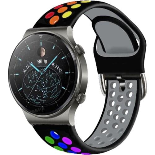For Huawei Watch GT2 Pro Silicone Sport Smart Watchband Bracelet Strap for Huawei Watch GT 42mm GT 2 GT2 46mm Watch2 Pro Correa