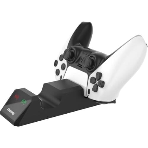 Dual Fast Charger For PS5 Gamepad Controller Charging Station Stand For PS5 Joystick For PS5 Accessories