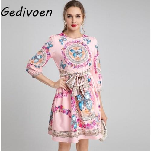 Gedivoen Pink Summer Dresses