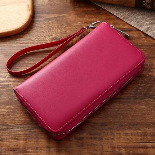 Clutch Wallet Phone bag Card Holder Wallet Female Long Wallet Women Leather Organizer Cell Phone Clutch Bag Long Coin Purse