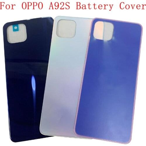 Battery Cover Rear Door Housing Back For OPPO A92 Battery Cover with Logo Replacement Parts