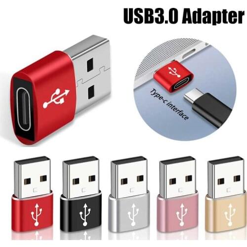 MINI USB Type-C OTG Adapter Type-C USB 3.0 Male To USB C Female OTG Data Adapter Converter Cable Adapter For Macbook IPhone 11P