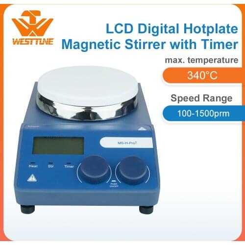 MS-H-ProT LCD Digital Hotplate Magnetic Stirrer with Timer