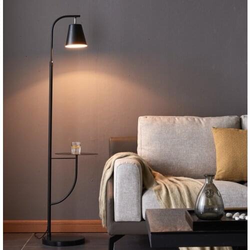 New Luxury Floor Lamp Coffee Table Living Room North Bedroom American Simple Postmodern Creative Personality Vertical Lamps