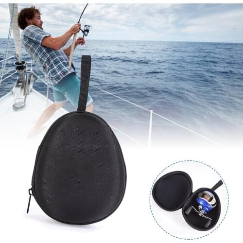 Portable Fishing Reel Bag EVA Waterproof Case Cover for Spinning Reel Fishing Tackle Bag Fishing Reel Carry Box Pesca FB15