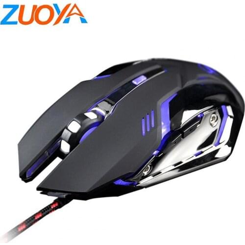 Wired Gaming Mouse mause Adjustable DPI LED Optical USB Mouse Mice Cable for Pro Gamer League Of Legend/Dota2 Free Shipping