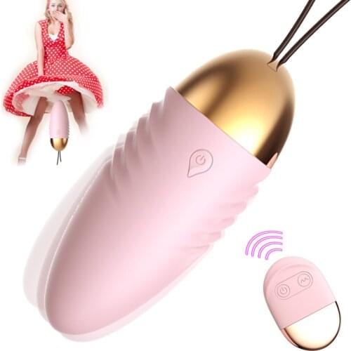 VETIRY 10 speed Silicone Bullet Egg Vibrators for Women Wireless Remote Control Vibrating Vagina Massage Ball Adult Sex Toys