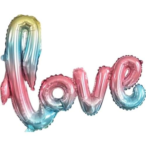 1PC Wedding Love Aluminium Foil Balloons Romantic Gift Balloons Engagement Valentines Party Supplies decorations