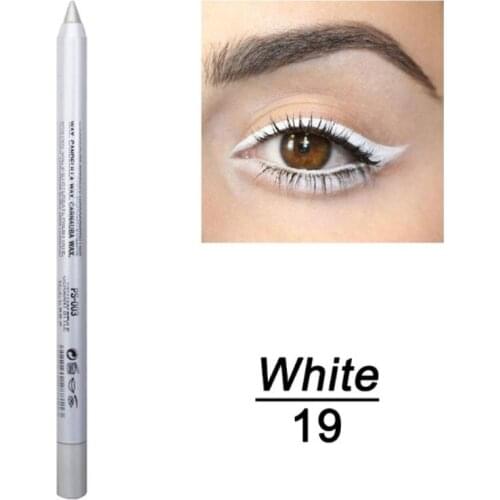 14 Colors Matte Eyeliner Gel Pencil Quick Dry Waterproof White Green Not Blooming Colorful Eye Liner Pen Makeup Maquillage TSLM2