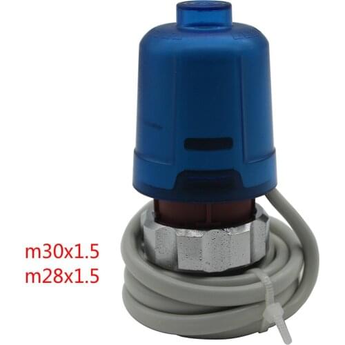 230V 24V M30X1.5 M28X1.5 Normally close Electric Thermal Actuator for Manifold flooring Heating valve part adiator thermostat