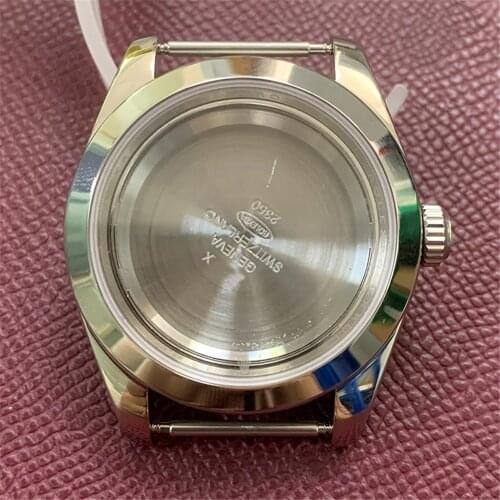 39mm Stainless Steel Watch Case Sapphire Glass for 3135 Movement Accessories