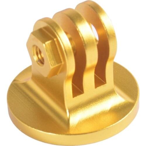 For Gopro Mount CNC Aluminum Alloy Tripod Adapter for Gopro Hero 9 8 7 6 5 4 3 Xiaomi Yi Sjcam Sj4000 Sj5000 Action Camera