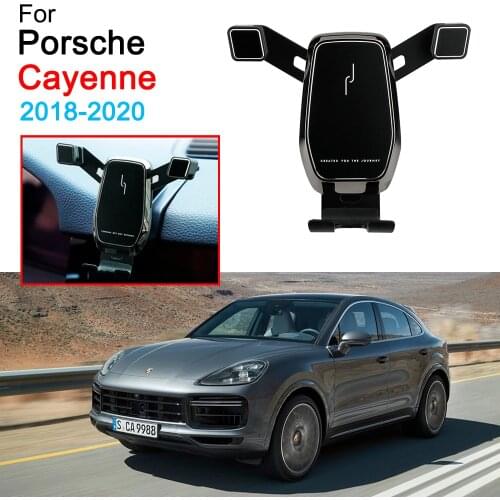 Car Mobile Phone Support Air Vent Mount Bracket Cell Phone Holder for Porsche Cayenne Accessories 2018 2019 2020