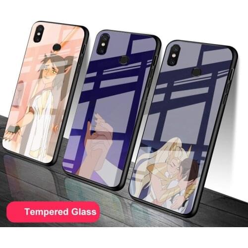 She-Ra and the Princesses Tempered Glass Phone Case For Redmi Note 5 6 7 8 9 Pro Note8T Note9S Redmi8 9 Cover Shell