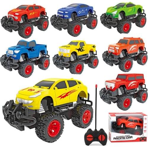 Childrens Electric Remote Control Toy Car 1:32 Four-way Wireless Remote Control Off-road Racing Toy ABS Electronic Component