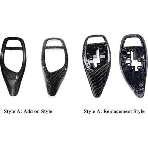 For BMW F20 F22 F21 F30 F32 F33 F36 F06 F12 F13 X5 F15 X6 F16 M-Sport Carbon Fiber Steering Wheel Trim & Carbon Gear Knob Cover