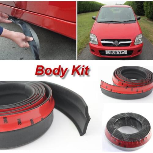 For Vauxhall Agila A B / Bumper Lips / Spoiler For Car Tuning / Body Kit Strip / Front Tapes / Body Chassis Side Protection