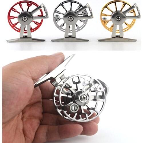 Hot Sale Aluminum Fly Fishing Reel Diameter 55mm Size Right Hand or Left Hand Retrieve Fishing Reel Wheel Pesca Accesorios 6