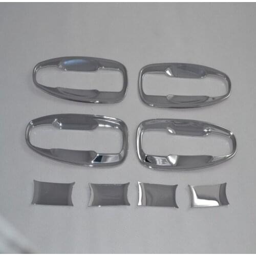 ABS Chromed Door Handle Around Bowl Cover Trim For toyota Land Cruiser Prado FJ150 FJ 150 150 2010 2011 2012 2013