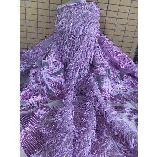 Lace Fabric High Quality Mesh Embroidery SYJ-32283 Tulle Nigerian Lace Fabrics For Bridal