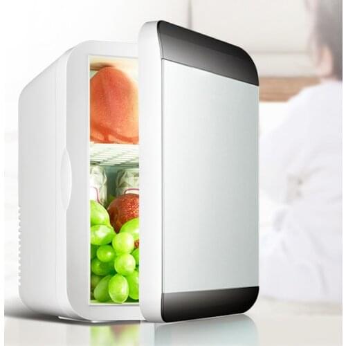 Mini Refrigerator Small 12V Car Refrigerator 220V Single Door Car Home Dual-Use Thermoelectric Mini Fridge Cooler Warmer