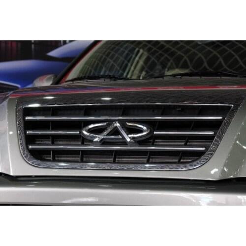 Front plastic middle around grille with LOGO Chrome frame for Chinese CHEYR TIGGO 09 YEAR SUV Auto car motor part