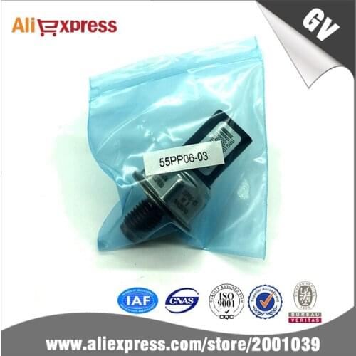 Genuine Fuel Rail Pressure Sensor 55PP06-03 For Ford Focus MK2 C-MAX Fiesta MK5 Fusion 1.4 1.6 TDCi 3M5Q9D280AC