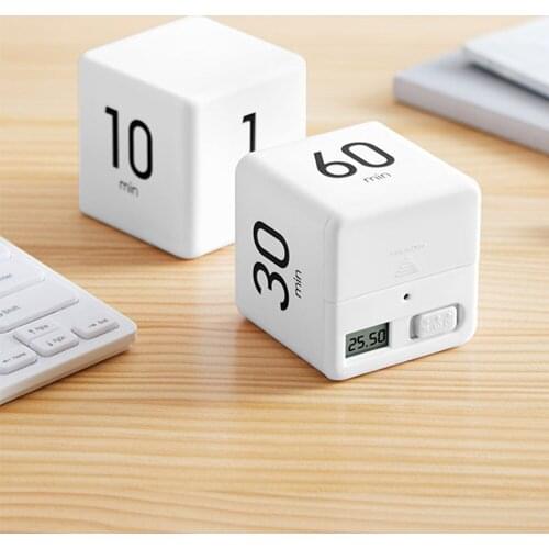 Portable 15-20-30-60 Minutes Timer Digital Kitchen Timer Countdown Alarm Flip Timing with Digital Display Time Management