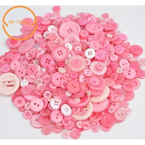 MR HAPPY Colorful 50g Resin Button Mix Size Decorative Sewing Craft Scrapbook Card Making DIY Sewing Decorative