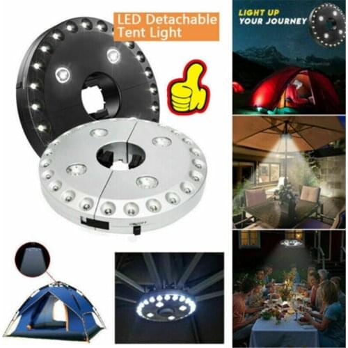 3 Light Modes Adjustable LED Detachable Tent Light Original Quality for camping/BBQ/evening gathering/dining and Umbrella Hot