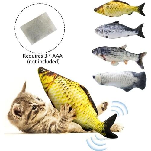 USB Electric Cat Toy Wagging Fish Electric Simulation Fish Toy Catnip Cat Chew Toy Jumping Toy Wagging Fish 1.16