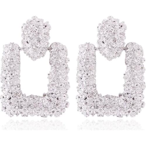 New New Fashion 1 Pair Fashion Retro Stud Earrings Creative Shining Earring Jewelry Clearance