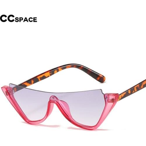 49257 Half Frame Simple Leopard Legs Sunglasses Men Women Fashion Shades UV400 Vintage Glasses