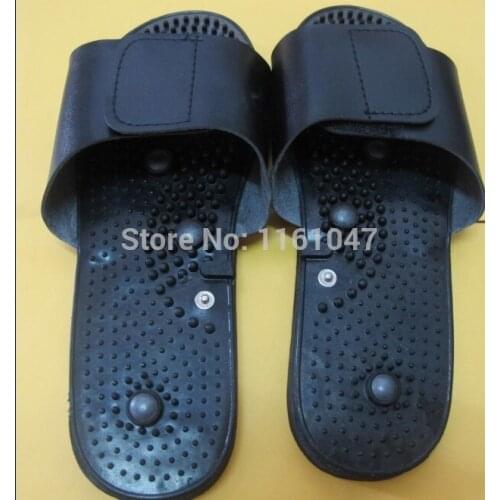 Freeshipping 5 pairs Tens Slippers for Tens Units ,Digital therapy machine shoes ,Slimming Massager slipper