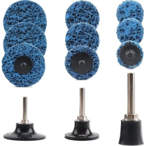 25mm/50mm/75mm Quick Change Strip Roloc Disc Easy Abrasive Grinding Wheels+1pc Lock Sanding Disc for Rust Removal