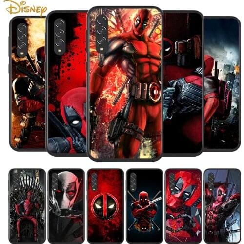 Deadpool Marvel for Samsung Galaxy A90 A80 A70 A60 A50 A40 A20 A2Core A10 M31 M21 M60 M40 M30 Black Phone Case