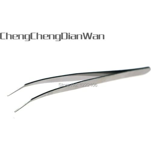 ChengChengDianWan For video game stainless steel straight false tweezer makeup tool wholesale 100pcs/lot