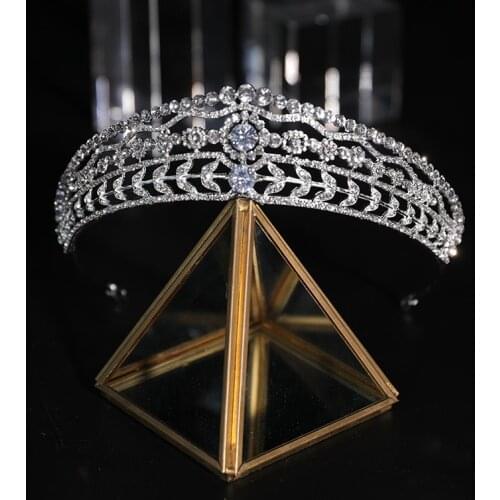 Zircon Crown Wedding Headwear Hair Accessories Bridesmaid Headband Wedding Jewelry Bridal Crowns HQ0070