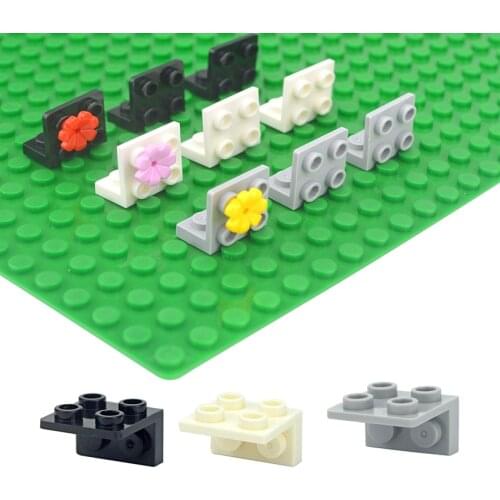 Figures Stand Base Plate 99207 Bracket 1x2 2x2 Inverted Building Blocks DIY Figures Standing Display Bracket Assemble Brick Toys