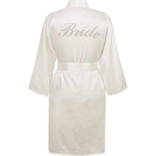 Bridesmaid robes Sleepwear Robe Wedding Bride Bridesmaid Robes Pyjama Robe Female nightwear Bathrobe Nightdress Nightgowns