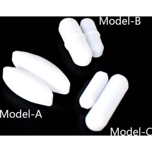 PTFE Model-A B C Magnetic Stir Bar A08-A70 B06-B100 C05- C100 Corrosion Resistant For Biochemical laboratory 1/2/5PCS